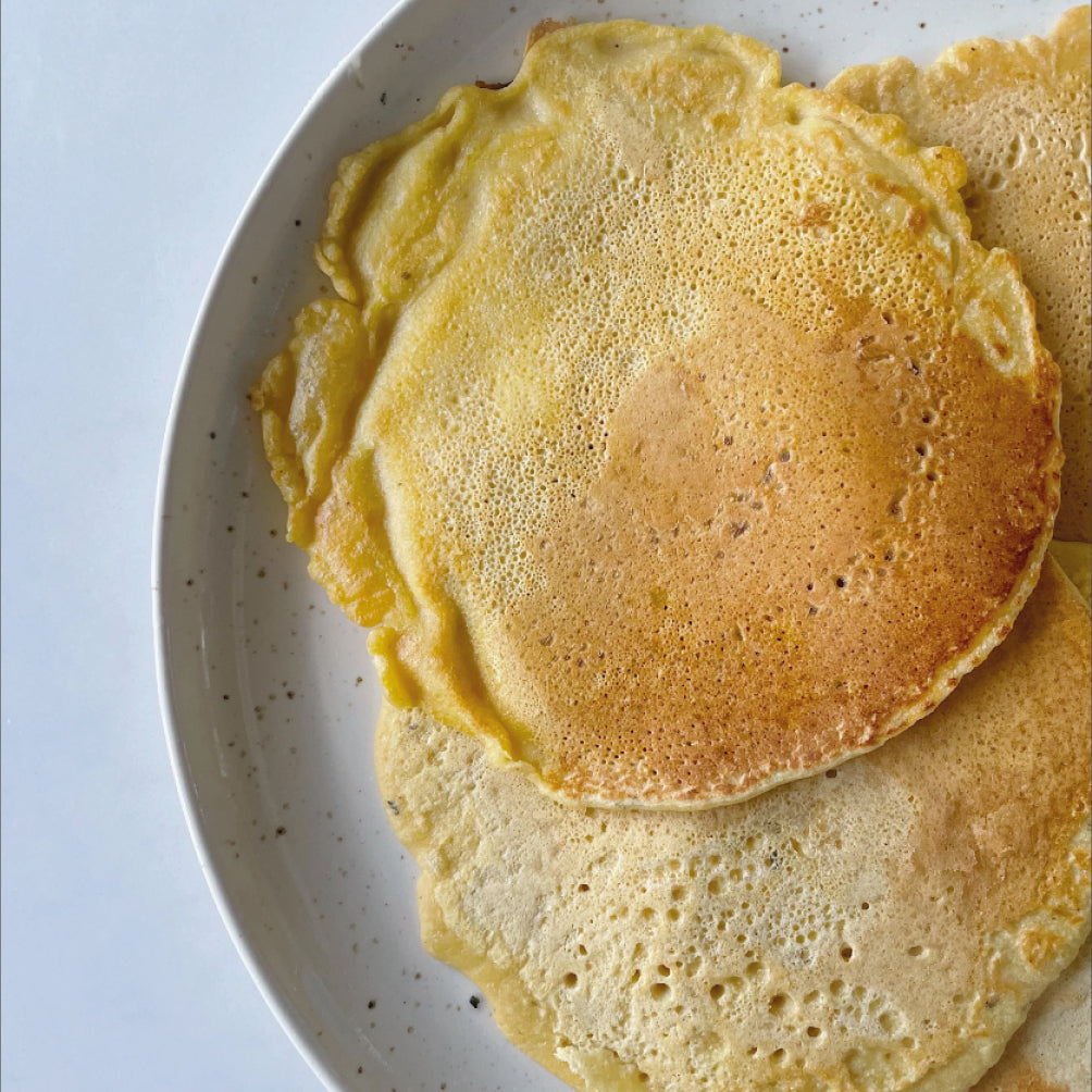 Two Ingredient Chickpea Flour Pancakes