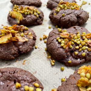 Chewy Chocolate Orange Chickpea Cookies
