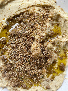 Creamy Hummus with Sesame & Hemp Seed Dukkah