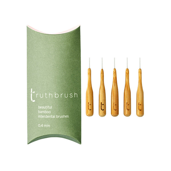 Bamboo Interdental Brushes - Pack of 5 (two sizes available)