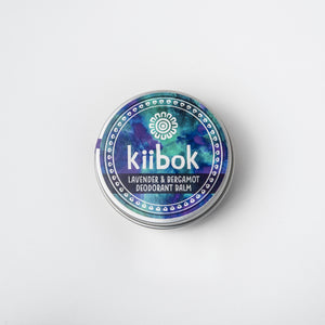 Kiibok Natural Deodorant Balm - 60g Tin (Lavender and Bergamot)