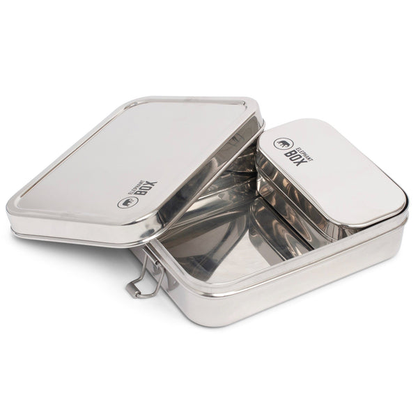 Elephant Box Stainless Steel Two-in-One Lunch Box