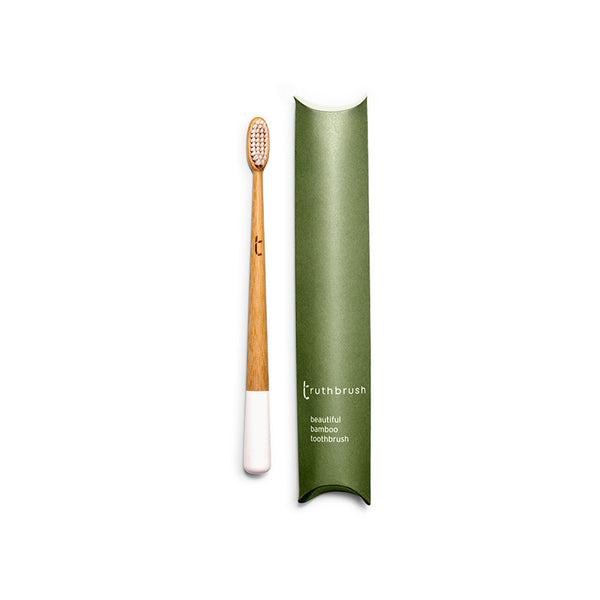 Bamboo Toothbrush - Adult (White)
